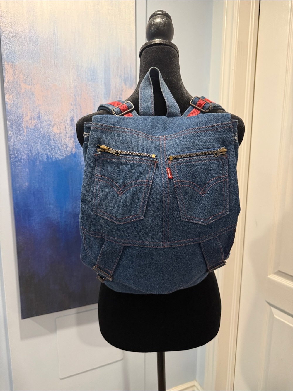 Levi’s Navy Quilted Lined Bag or Jacket Interior - Deep Navy